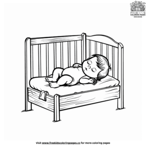 Adorable Newborn Baby Coloring Pages