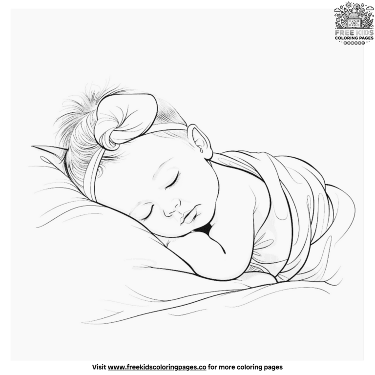 25+ Adorable Baby Coloring Pages: Fun And Educational For Kids