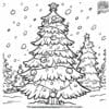 Big Christmas Tree Coloring Pages Printable Set