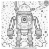 Large Robot Coloring Pages