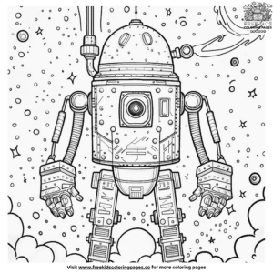 Large Robot Coloring Pages