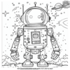 Massive Robot Coloring Pages