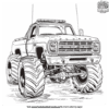 Awesome Police Monster Truck Coloring Pages