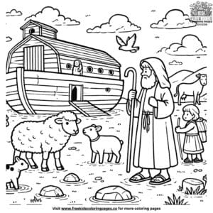 Bible Story Coloring Pages