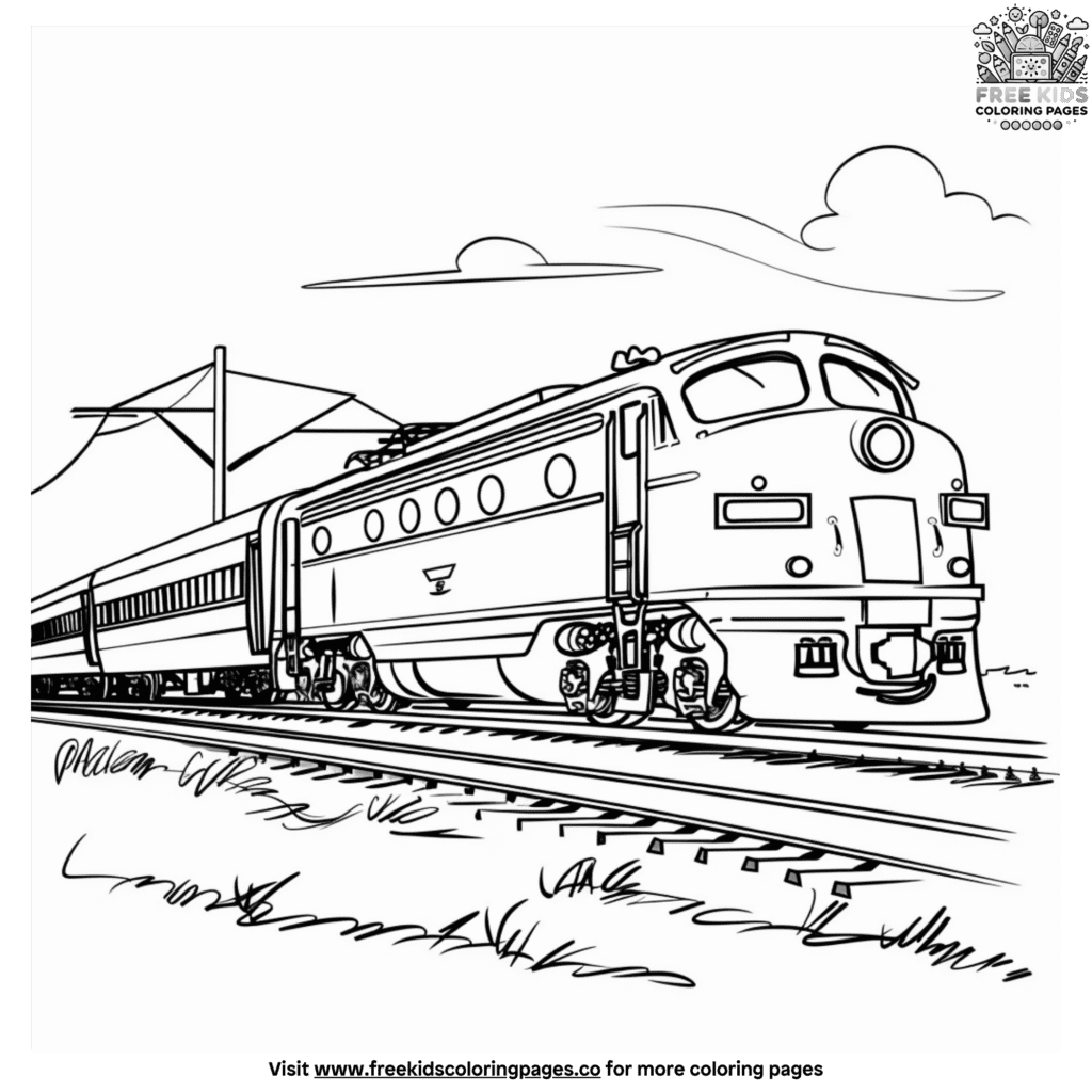 high-speed-train-coloring-pages