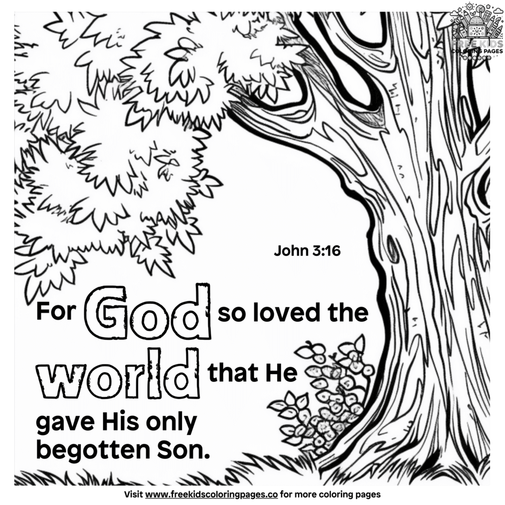 Captivating Scripture Bible Verse Coloring Pages