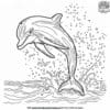 Oceanic Dolphin Coloring Pages