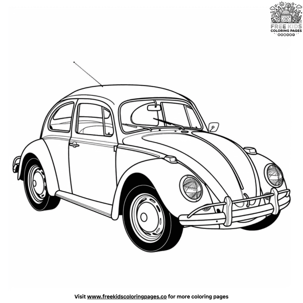 Car Coloring Pages For Toddlers