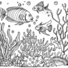 Challenging Ocean Hard Coloring Pages