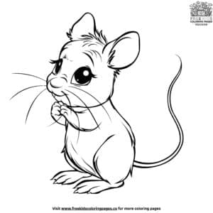 Adorable Animal Cartoon Coloring Pages