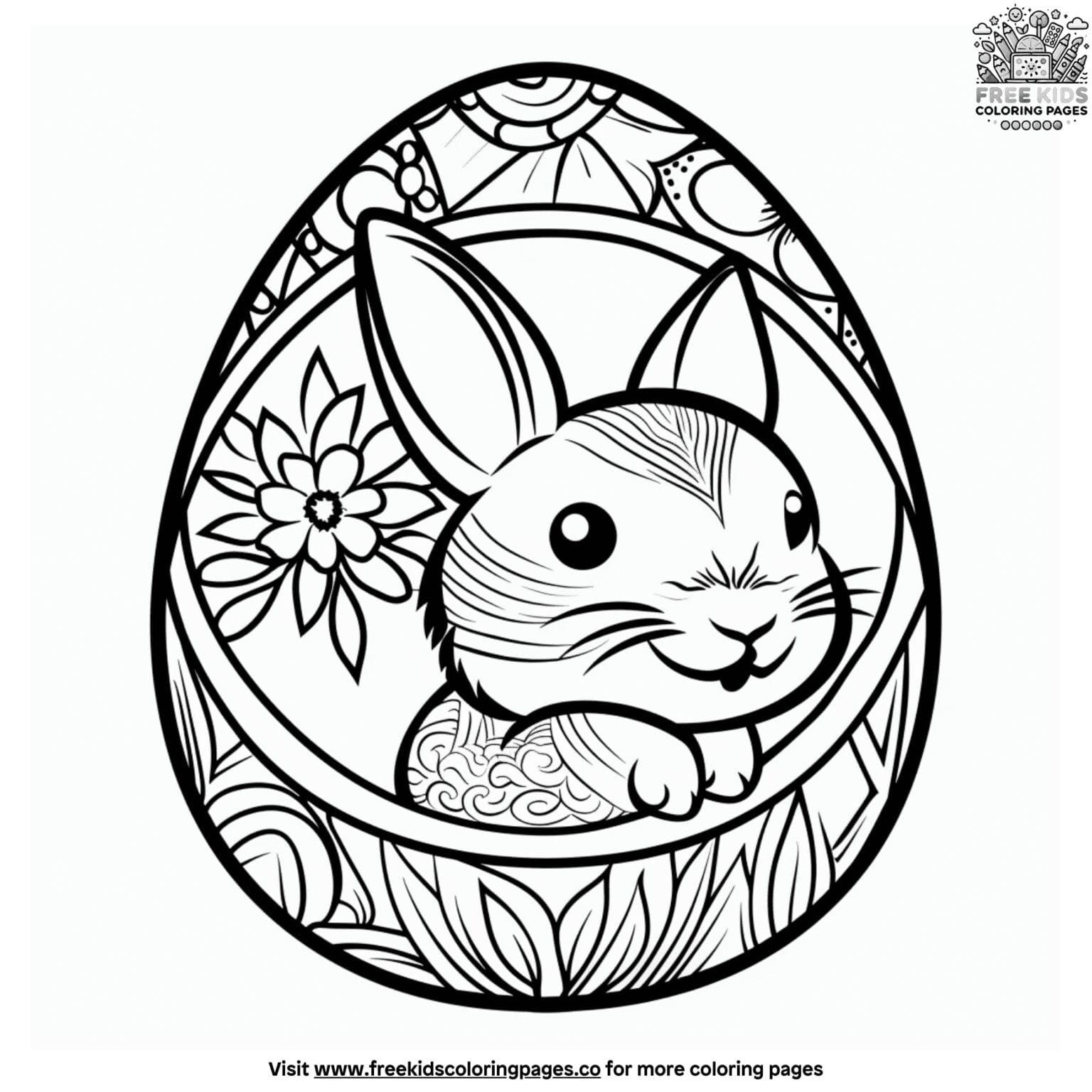 25+ Free Easter Egg Coloring Pages For Family Fun