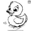 Baby Duck Coloring Pages