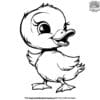 Dancing Duckling Coloring Pages