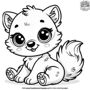 Charming Baby Wolf Coloring Pages to Brighten Your Day