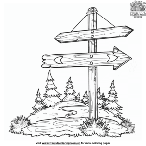 Camping Coloring Pages for Preschool