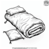 Camping Blanket Coloring Pages