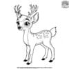 Cute Deer Coloring Pages