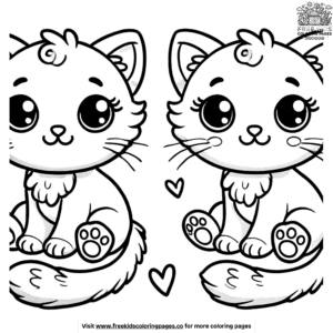 Charming Cute Kitten Coloring Pages For Endless Fun