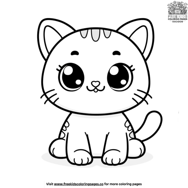 Captivating cute kitten coloring pages for endless fun