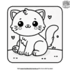 Delightful Cute Kitten Coloring Pages For Endless Fun