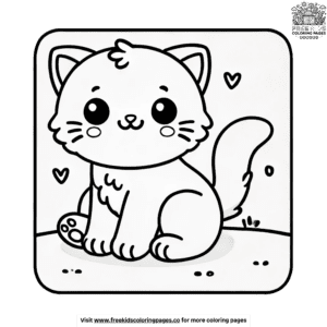 Delightful cute kitten coloring pages for endless fun