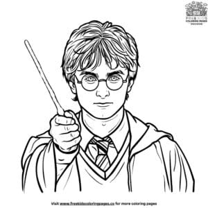 Harry Potter Magic Coloring Pages