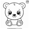 Cute Kawaii Bear Coloring Pages