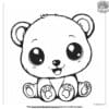 Adorable Kawaii Bear Coloring Pages