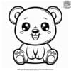 Charming Kawaii Bear Coloring Pages