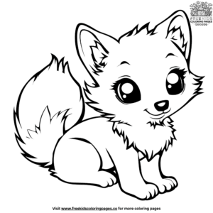 Adorable Kawaii Animal Coloring Pages