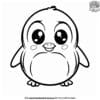 Charming Kawaii Penguin Coloring Pages: Cute and Fun