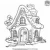 Little Leprechaun House Coloring Pages