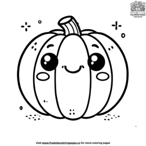 Cute pumpkin faces coloring pages