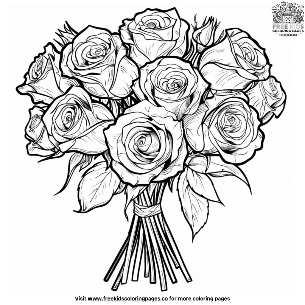 Captivating Realistic Rose Coloring Pages Captivating Realistic Rose Coloring Pages