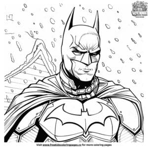 Superhero holiday coloring pages