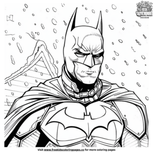 Superhero Holiday Coloring Pages