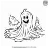 Friendly Ghost Coloring Pages