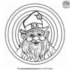 Leprechaun In The Rainbow Coloring Pages