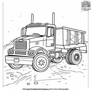 Construction Truck Coloring Pages
