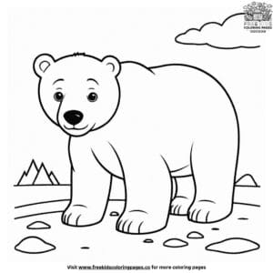 Stunning Polar Bear Coloring Pages: Discover Arctic Adventures