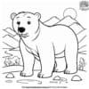 Vibrant Polar Bear Coloring Pages: Discover Arctic Adventures