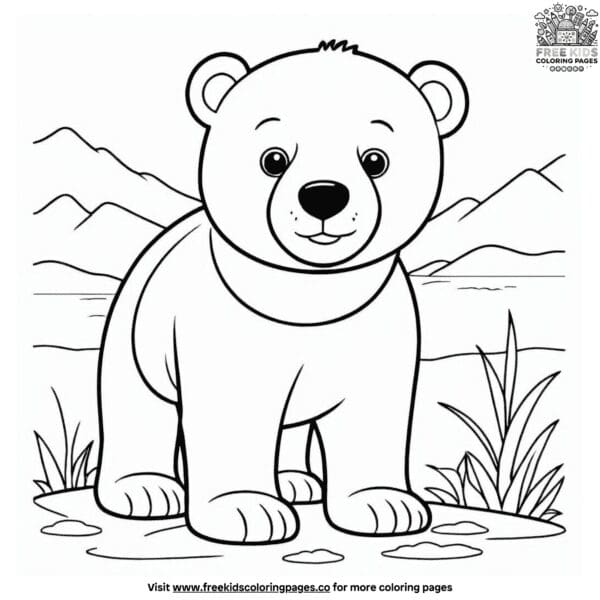 Cool polar bear coloring pages: discover arctic adventures