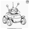 Robot Car Coloring Pages