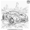 Trendy Robot Car Coloring Pages