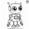 Futuristic Robot Coloring Pages