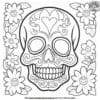 Cool Skull Coloring Pages