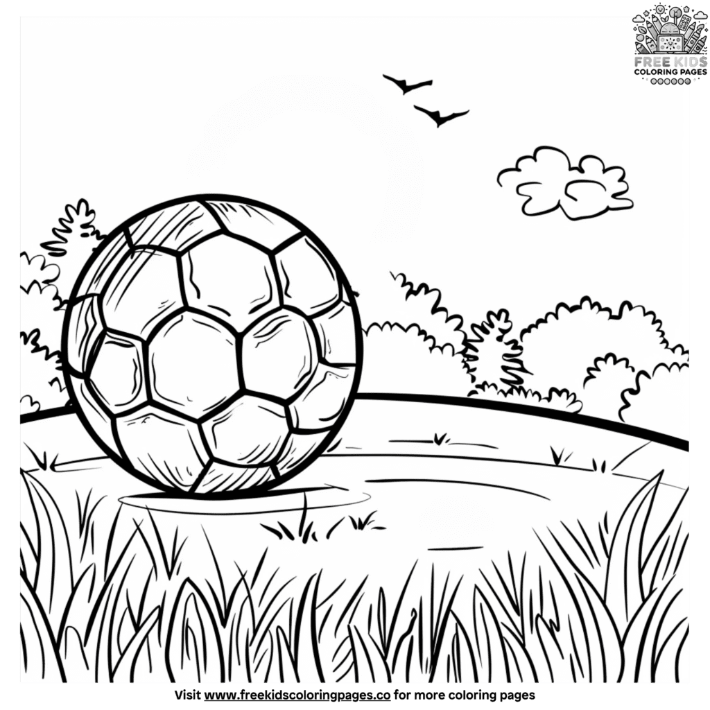 Cool Soccer Coloring Pages