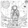 Cool Space Coloring Pages