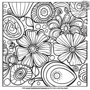 Creative Abstract Coloring Pages