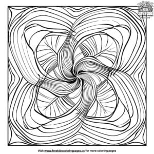 Inspiring Abstract Relaxing Coloring Pages